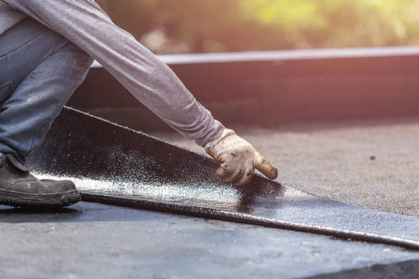 Professional Basement Waterproofing technician working in Millwood, WA